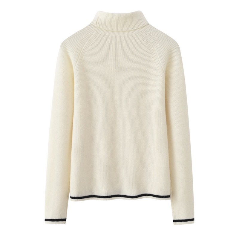 OEM 사용자 정의 새 디자이너 가을 겨울 터틀넥 울 여성 숙녀 니트 풀오버 탑 스웨터 
