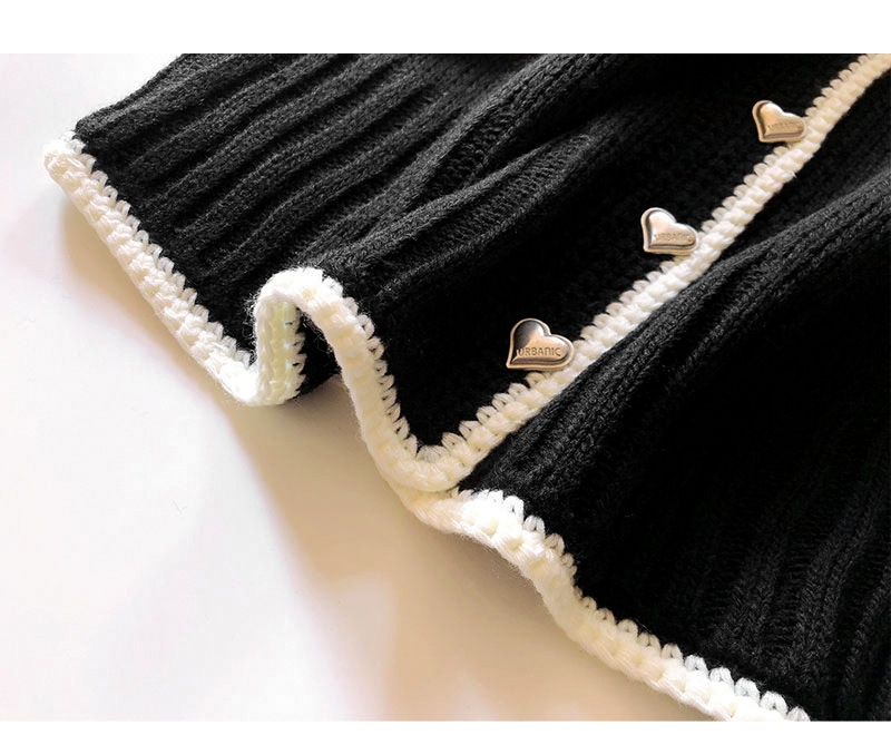 OEM 공장 사용자 정의 가을 겨울 여성 니트 폴로 목 니트 스웨터 코트 재킷 카디건 여성을위한