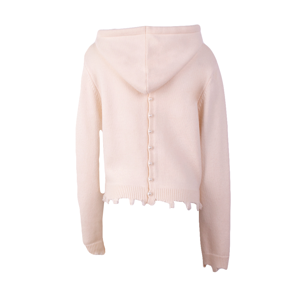 가을 겨울 OEM 공장 패션 후드 사용자 정의 긴 소매 모직 여성 풀오버 니트 스웨터