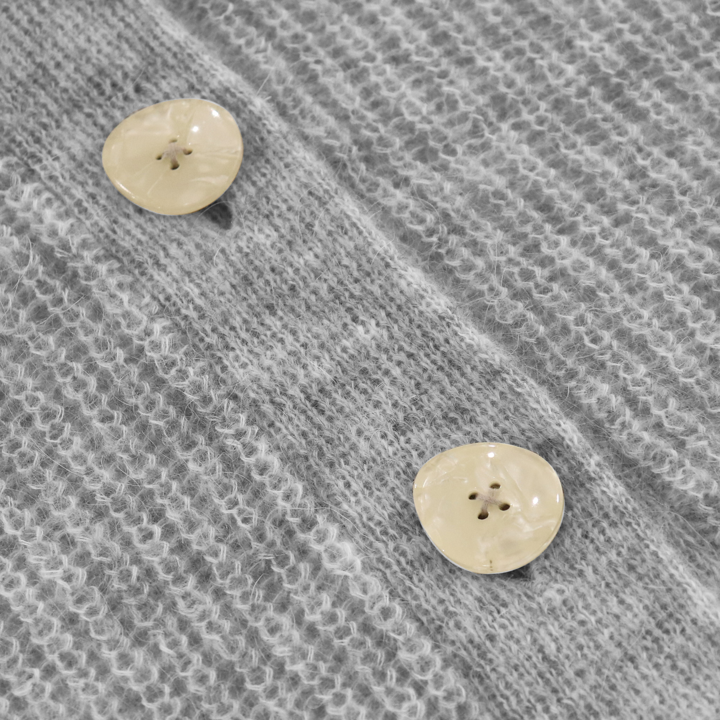 고품질 사용자 정의 겨울 솔리드 컬러 긴 소매 양모 여성 인형 칼라 니트 스웨터 카디건