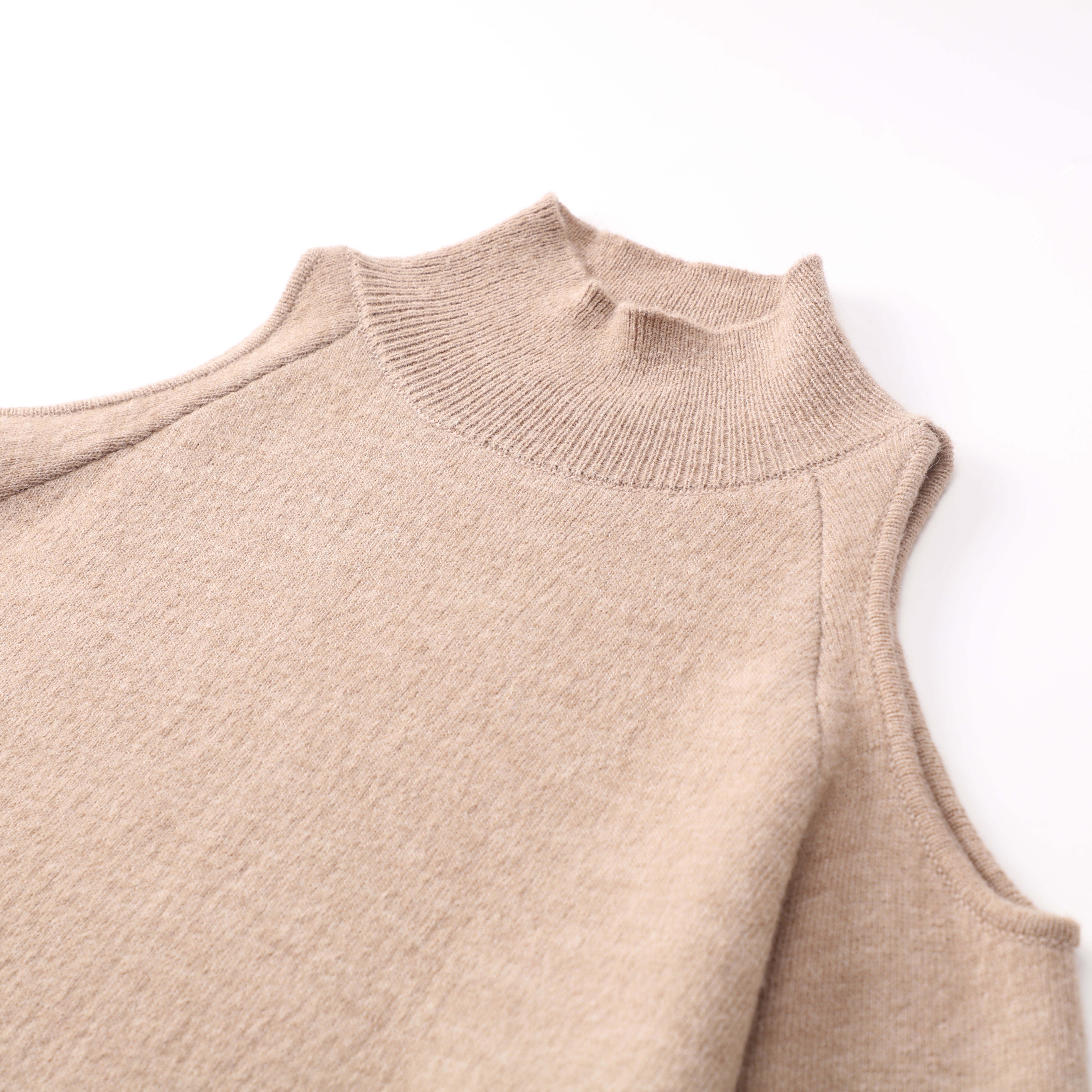 가을 겨울 OEM 공장 사용자 정의 긴팔 터틀넥 중공 여성 숙녀 풀오버 니트 스웨터