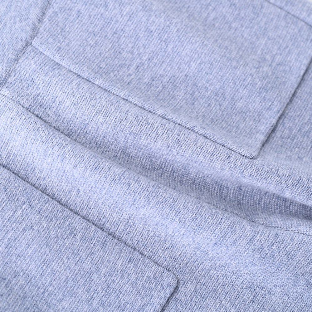 OEM 사용자 정의 고품질 가을 겨울 디자이너 모직 여성 숙녀 니트 긴 넓은 다리 바지