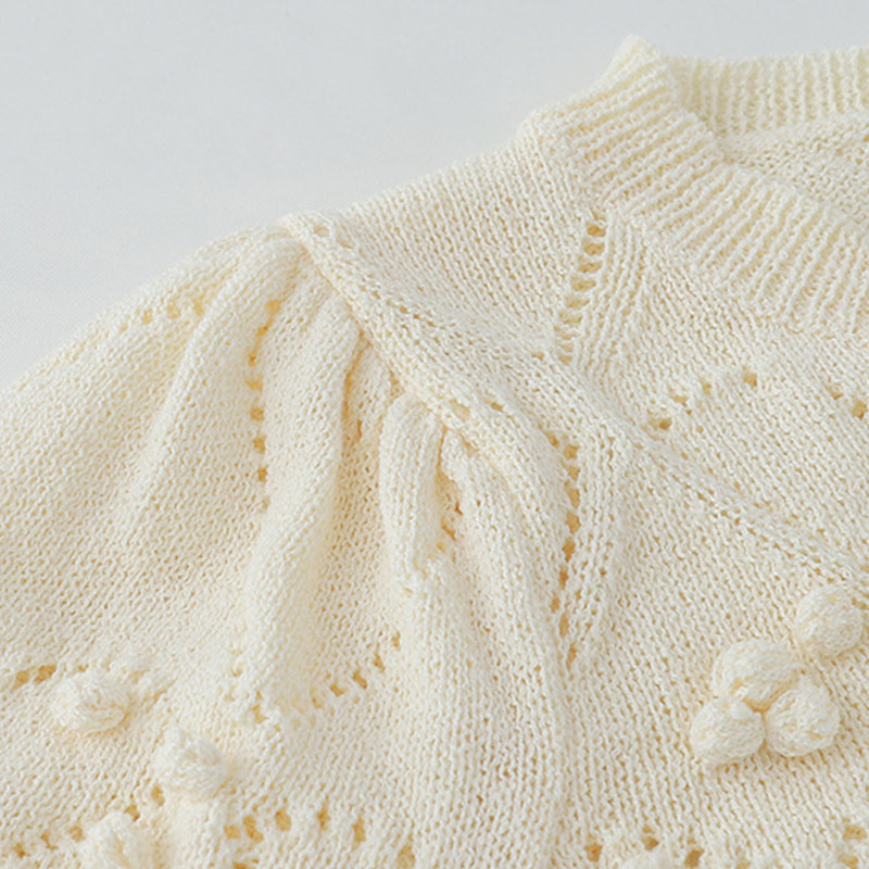 OEM 공장 사용자 정의 여름 디자이너 숙녀 니트 속이 빈 짧은 소매 여성 니트 셔츠 탑 스웨터 