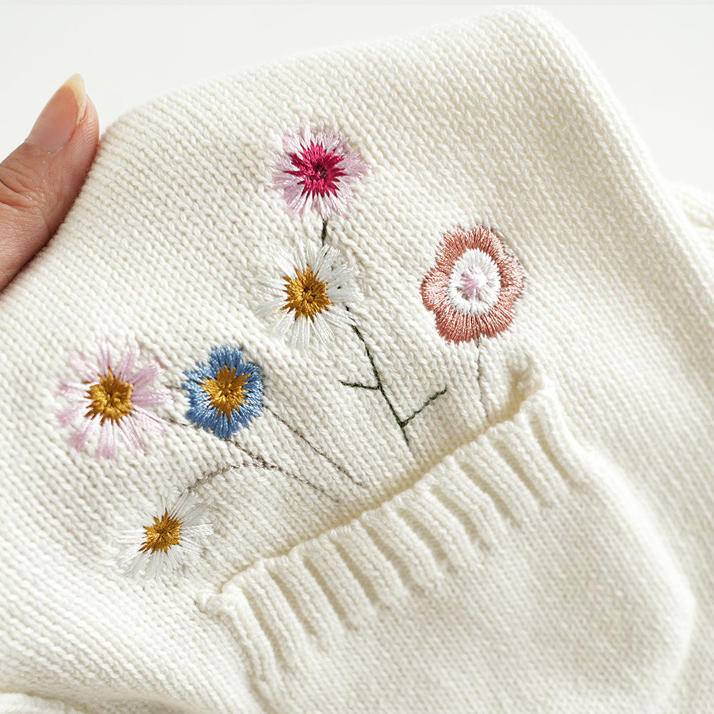 OEM 사용자 정의 소녀의 긴 소매 겨울 토끼 니트 단추 위로 어린이 소녀를 위한 카디건 스웨터 코트