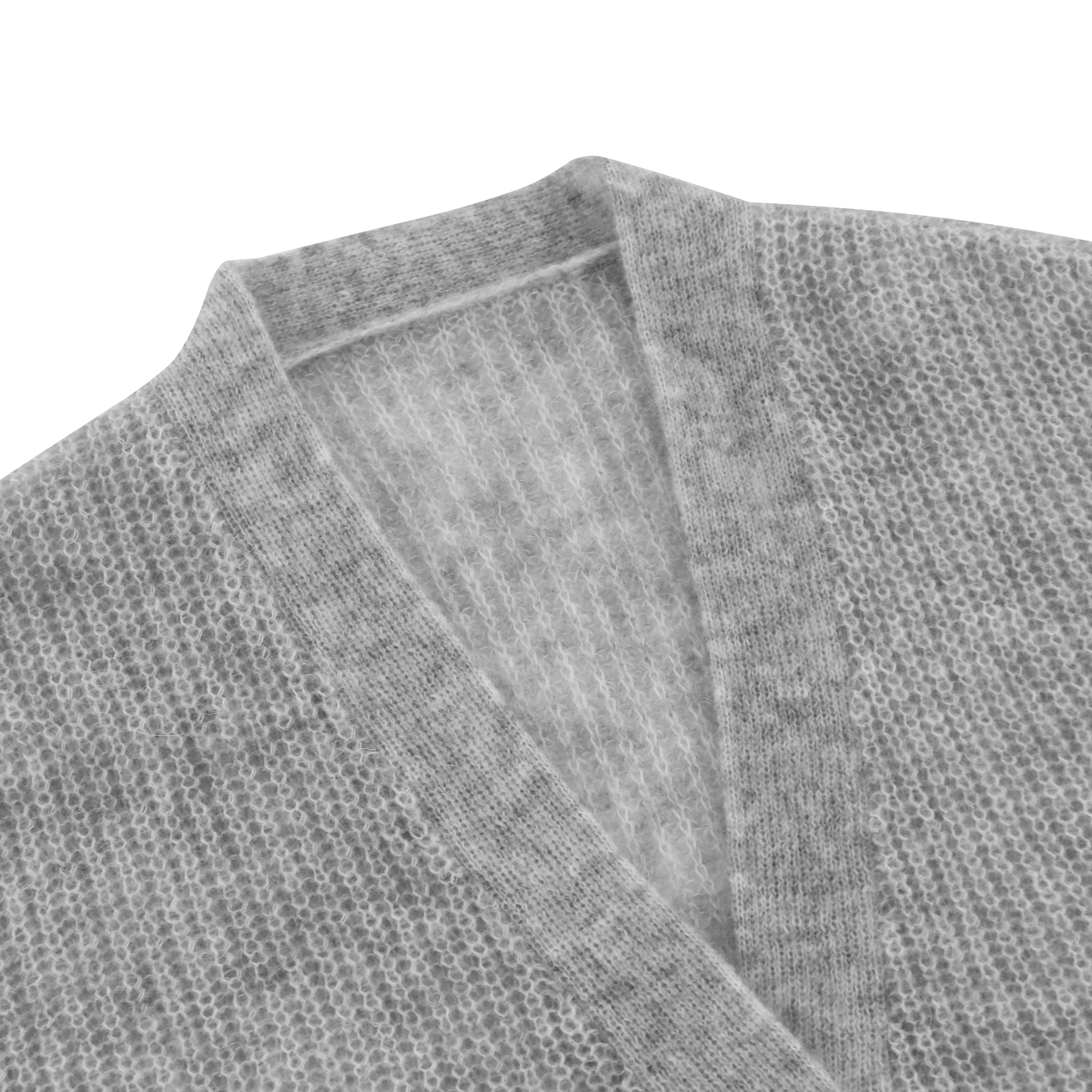 고품질 사용자 정의 겨울 솔리드 컬러 긴 소매 양모 여성 인형 칼라 니트 스웨터 카디건