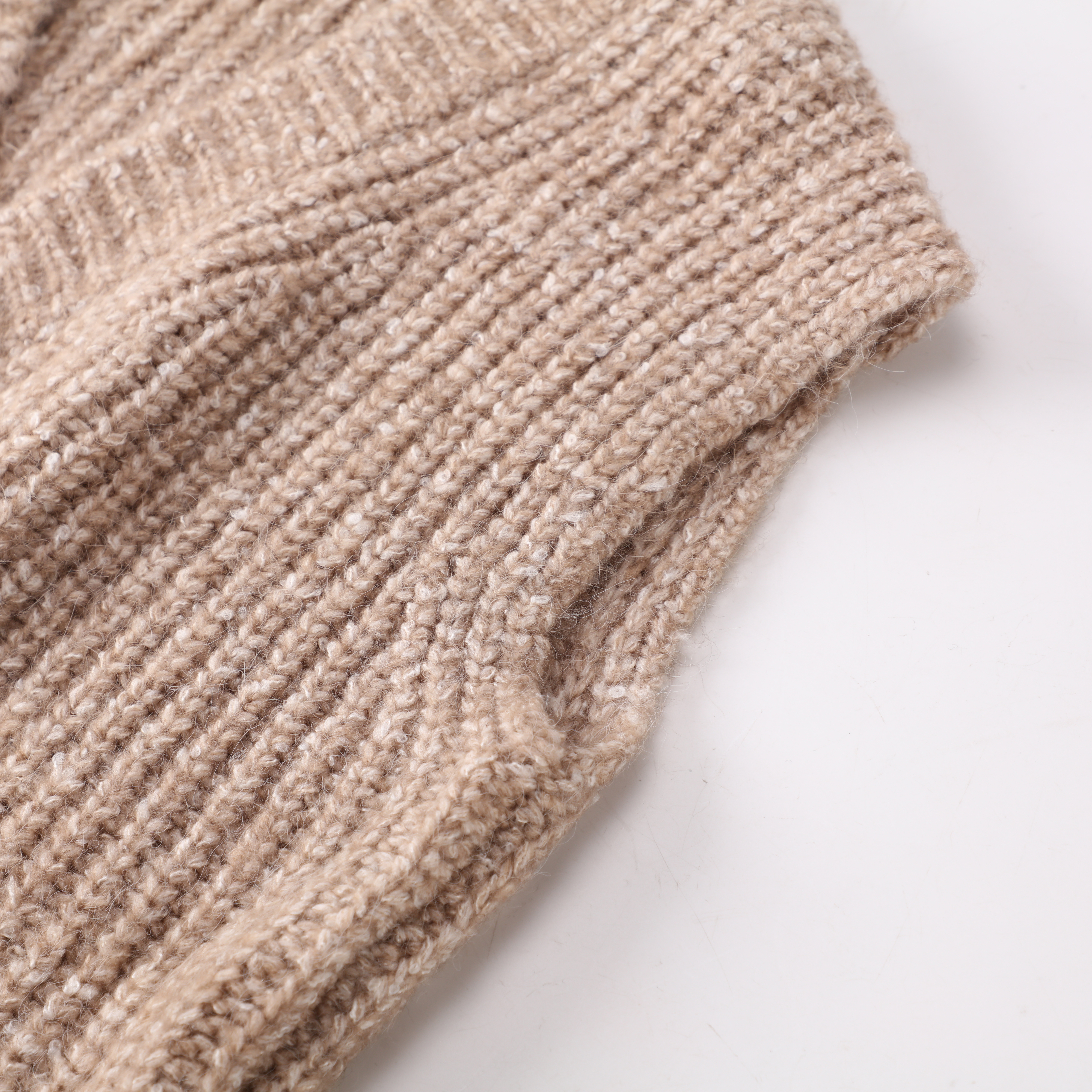 OEM 공장 사용자 정의 여성 브이넥 니트 민소매 풀오버 스웨터 탑 베스트 