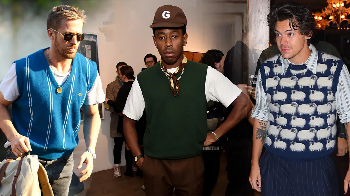 남성 스웨터 조끼 도매