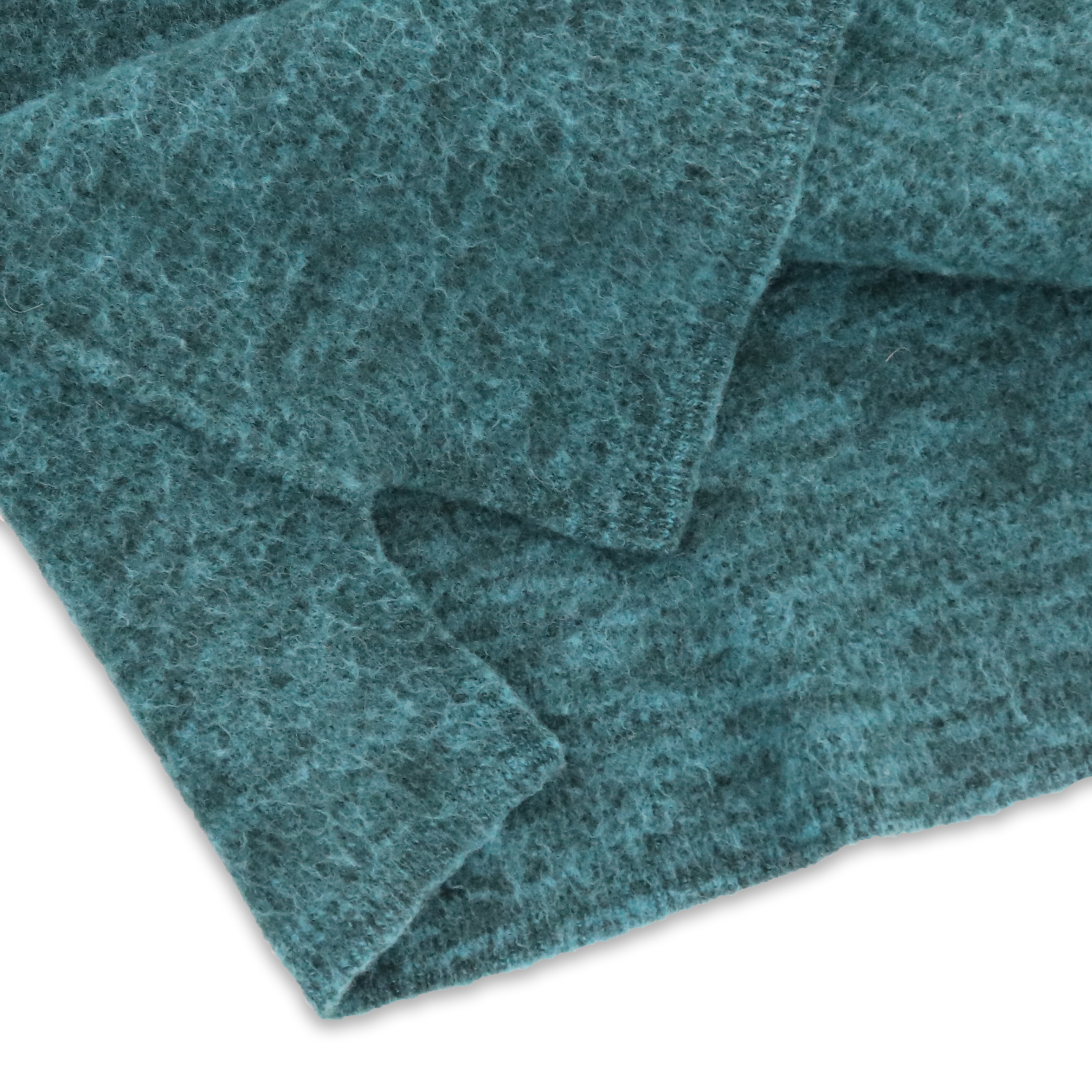 가을 겨울 OEM 공장 맞춤형 긴 소매 녹색 100% 모직 여성 풀오버 니트 스웨터