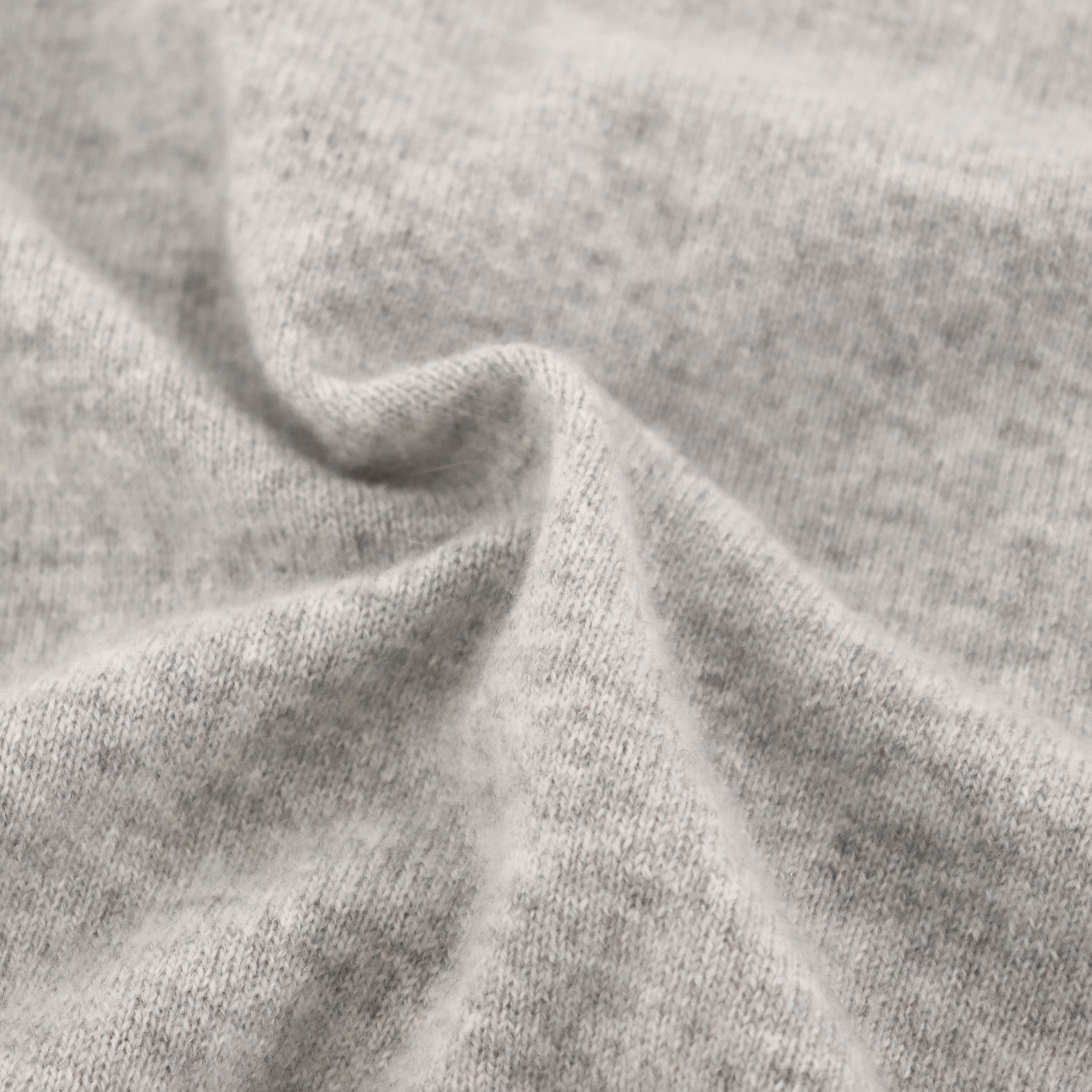 가을 겨울 OEM 공장 주문 회색 긴 소매 여자 스웨터 니트 스웨터