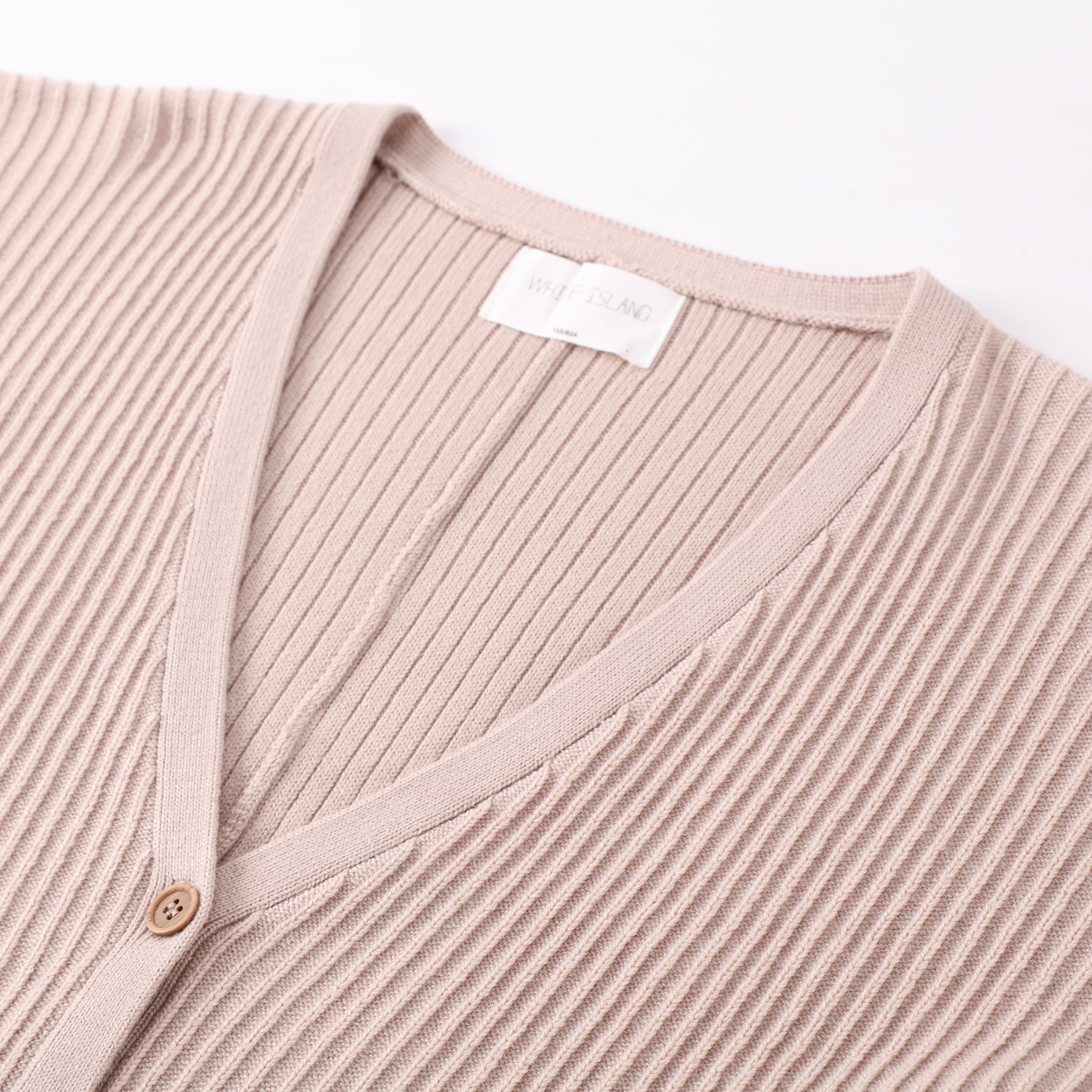 봄 가을 OEM 사용자 지정 핑크 긴 소매 면 v-넥 여성 탑 니트 스웨터 카디건