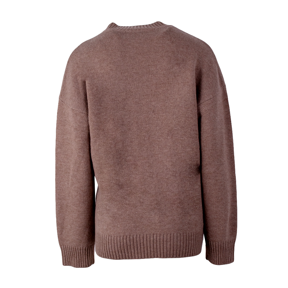 OEM Custom Women 's Autumn Winter Crewneck Long Sleeve Solid Color 니트 풀오버 스웨터