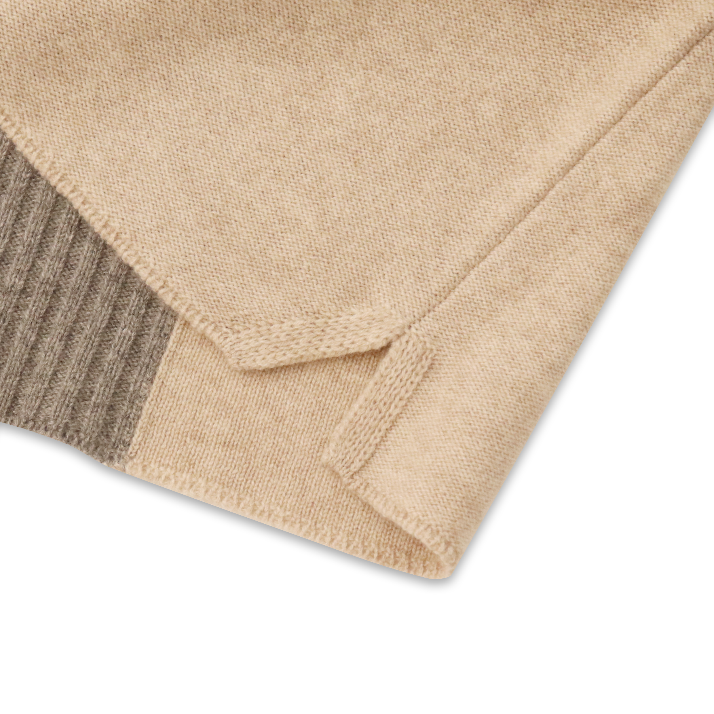 가을 겨울 OEM 공장 맞춤형 긴 소매 대조 색상 모직 여성 풀오버 니트 스웨터