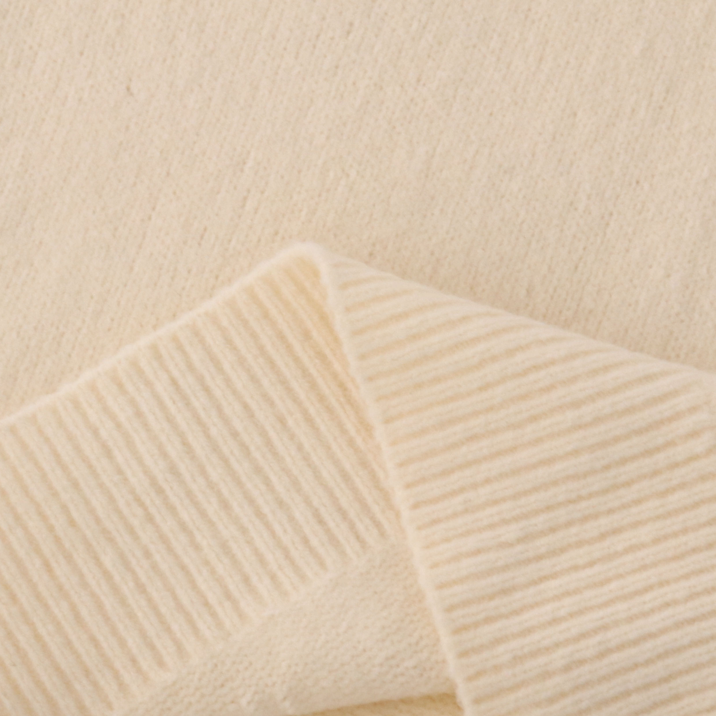 가을 겨울 OEM 공장 맞춤형 긴 소매 베이지 V 넥 여성 풀오버 니트 스웨터