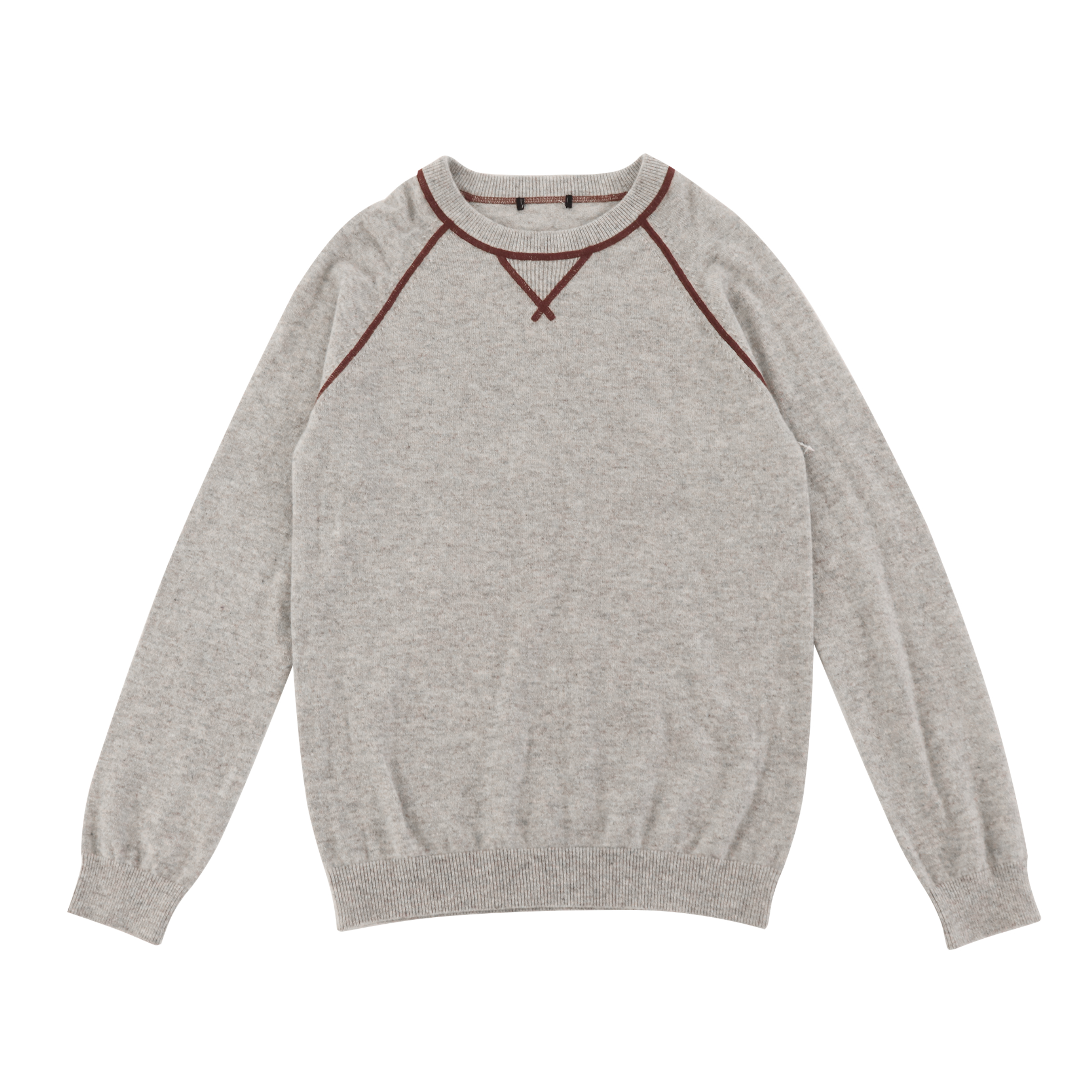 가을 겨울 OEM 공장 주문 회색 긴 소매 여자 스웨터 니트 스웨터