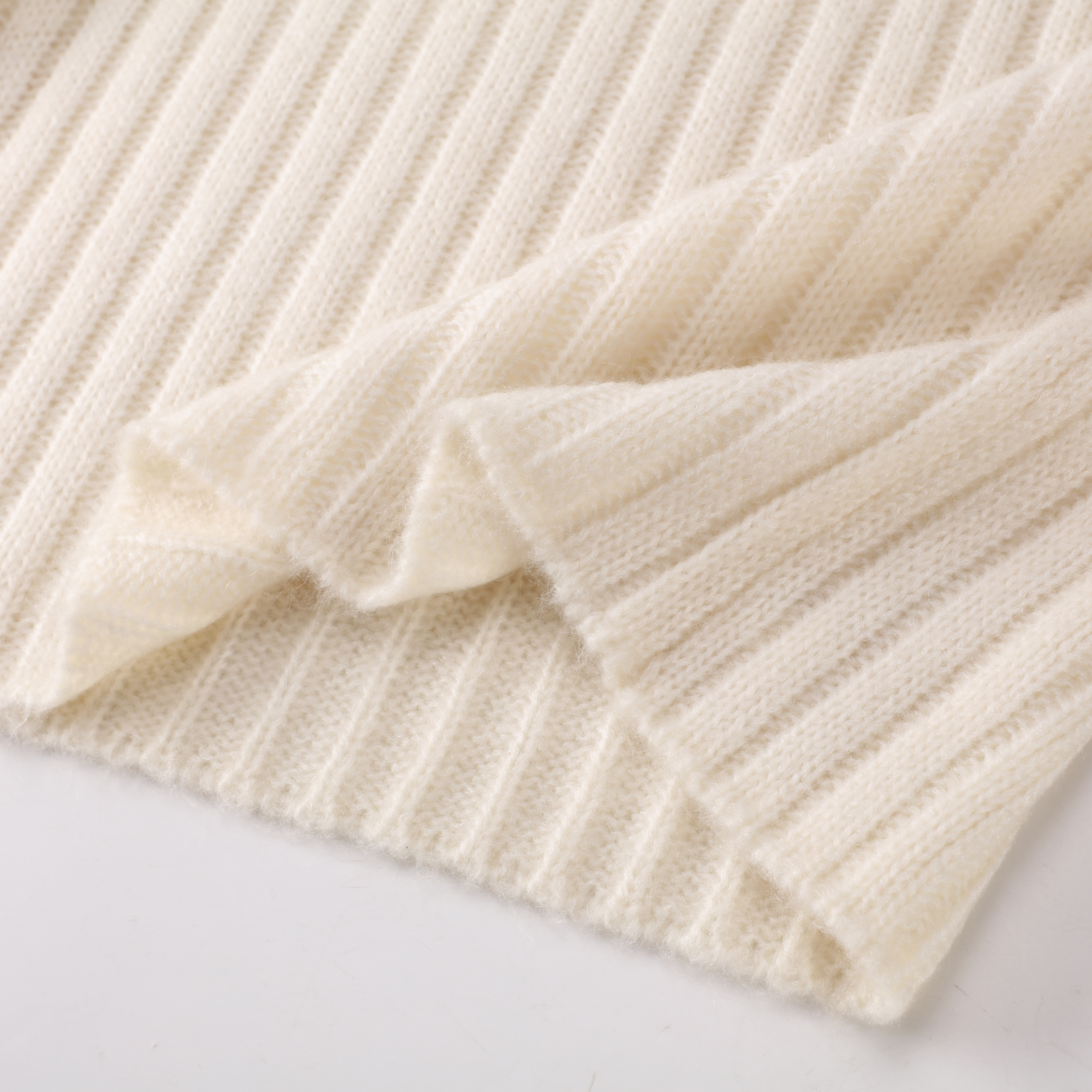 가을 겨울 OEM 공장 사용자 지정 베이지색 긴 소매 o-넥 여성 숙 녀 스웨터 니트 스웨터