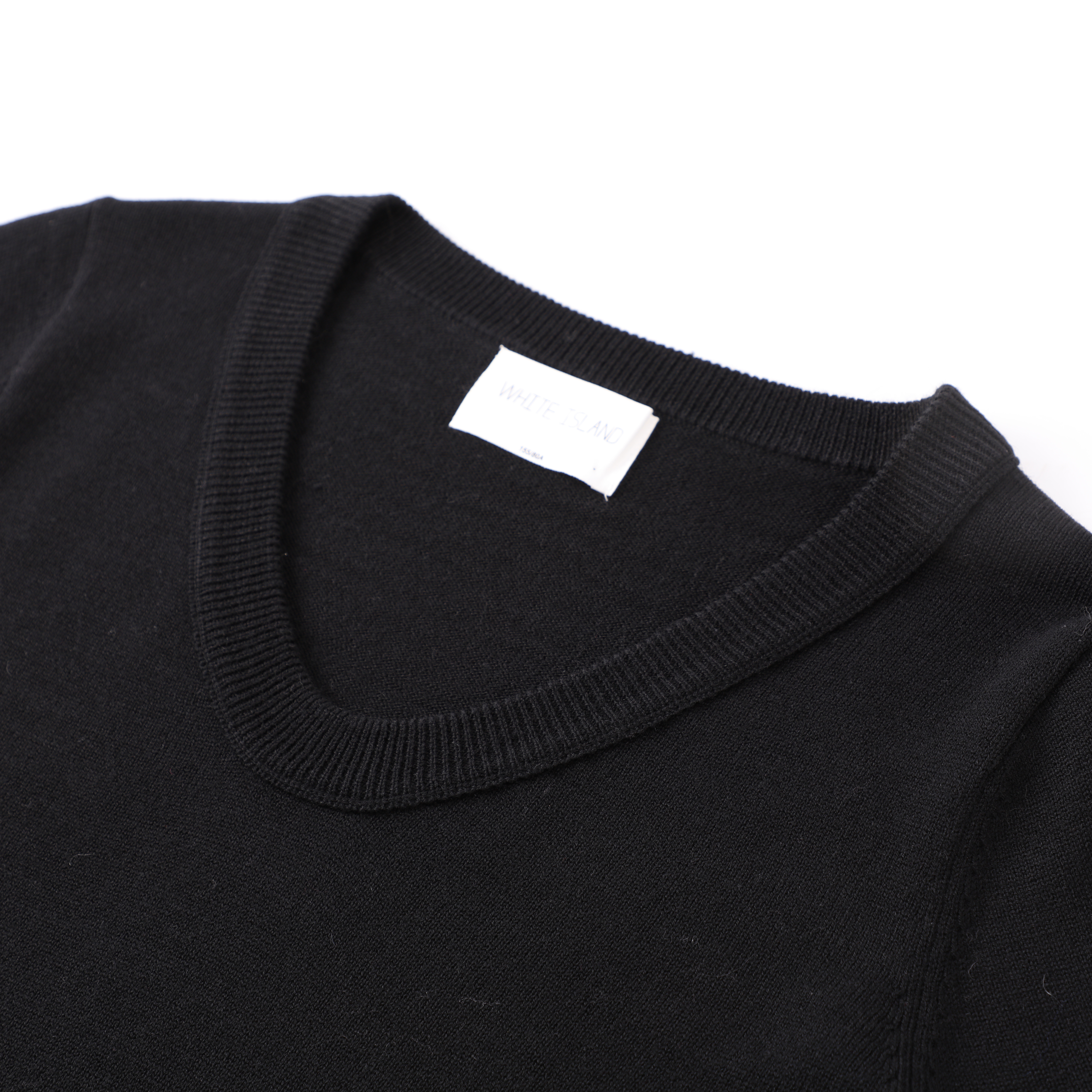 가을 겨울 OEM 사용자 정의 블랙 긴 소매 v-넥 느슨한 여성 숙녀 풀오버 니트 스웨터