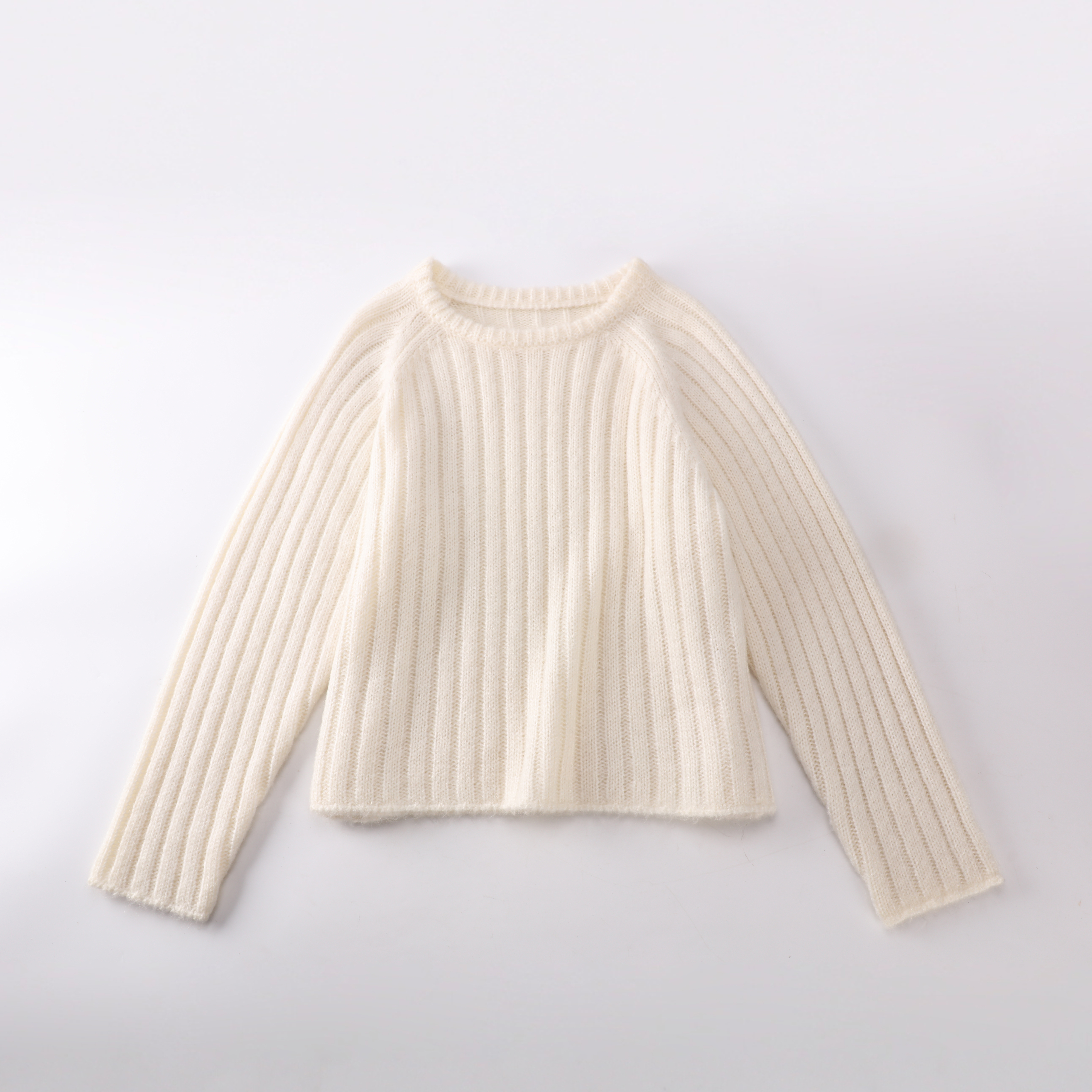 가을 겨울 OEM 공장 사용자 지정 베이지색 긴 소매 o-넥 여성 숙 녀 스웨터 니트 스웨터