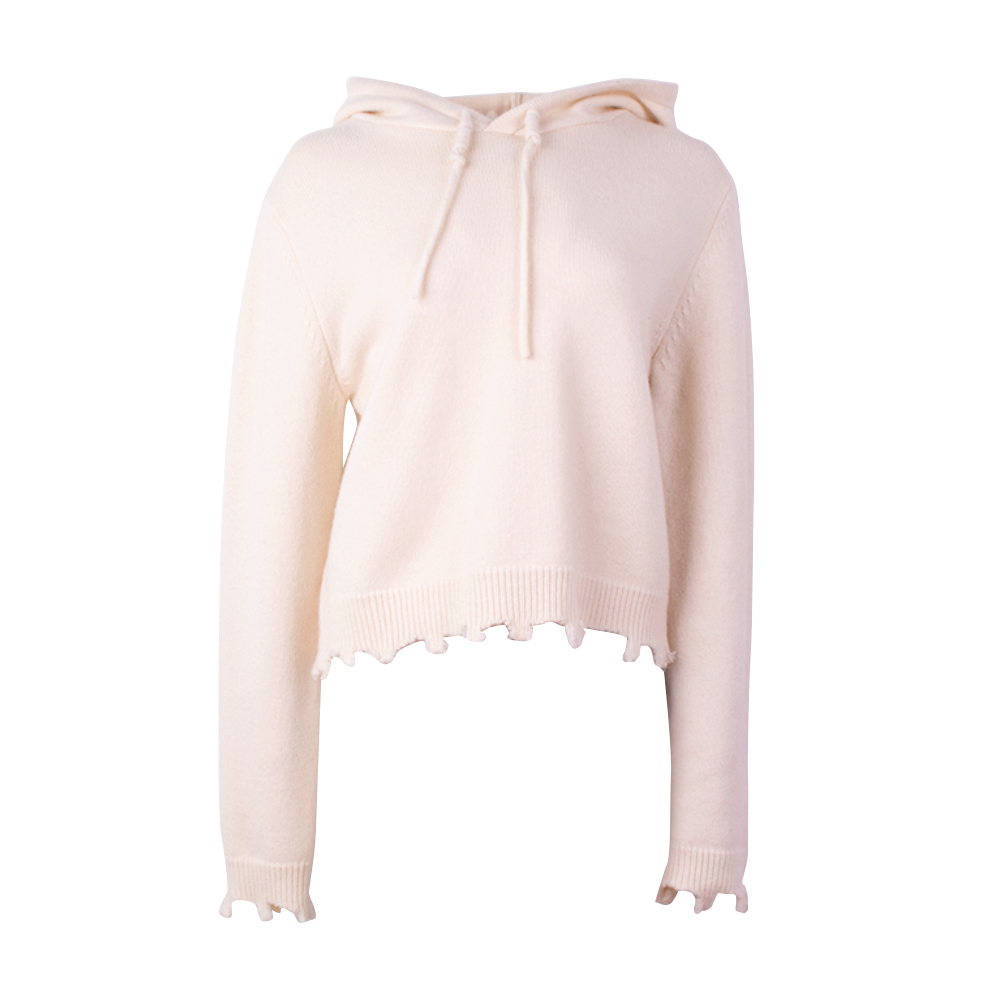 가을 겨울 OEM 공장 패션 후드 사용자 정의 긴 소매 모직 여성 풀오버 니트 스웨터