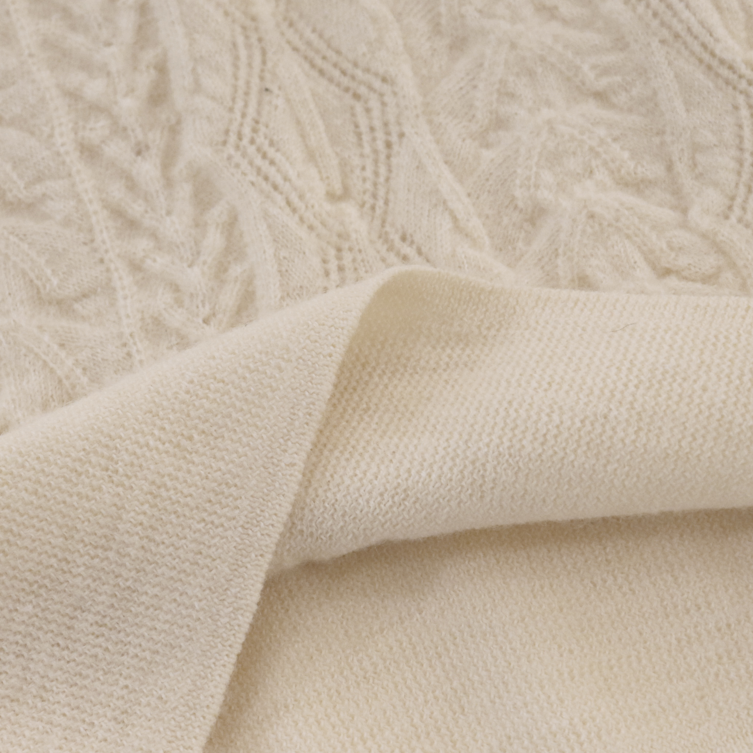 가을 겨울 OEM 공장 주문 백색 Crewneck 긴 소매 여자 풀오버 니트 스웨터