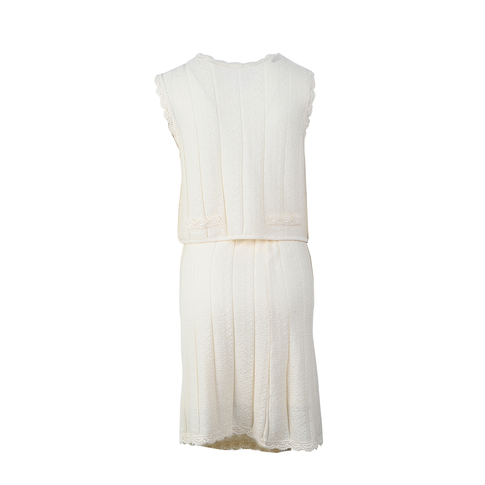 OEM 커스텀 니트 소매 소매 VSET 스커트 여성 가을 ​​겨울 스웨터 세트